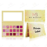 18 Colors Yellow Starry Eyeshadow Palette
