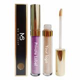 12 Color Gold Tube Metallic Lip Gloss / Lipgloss Shiner Wholesale