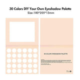 30 Colors DIY Your Own Eyeshadow Palette -Pink【50pcs】