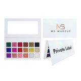 18 Colors Gliter White Eyeshadow Palette
