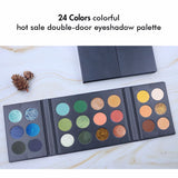 24 Colors Hot Sale Double-door Eyeshadow Palette