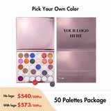 30 Colors DIY Your Own Eyeshadow Palette 【50pcs】 - MSmakeupoem.com