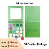 16 Colors DIY Printing Eyeshadow Palette 【50pcs】
