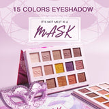 15 Colors Mask Eyeshadow - MSmakeupoem.com