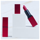 5 colors matte red square tube lipstick（50pcs free shipping）
