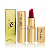 8 Color Matte Golden Round Tube Lipstick