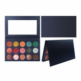 15 Colors Best Selling Black Eyeshadow Palette（50pcs free shipping）