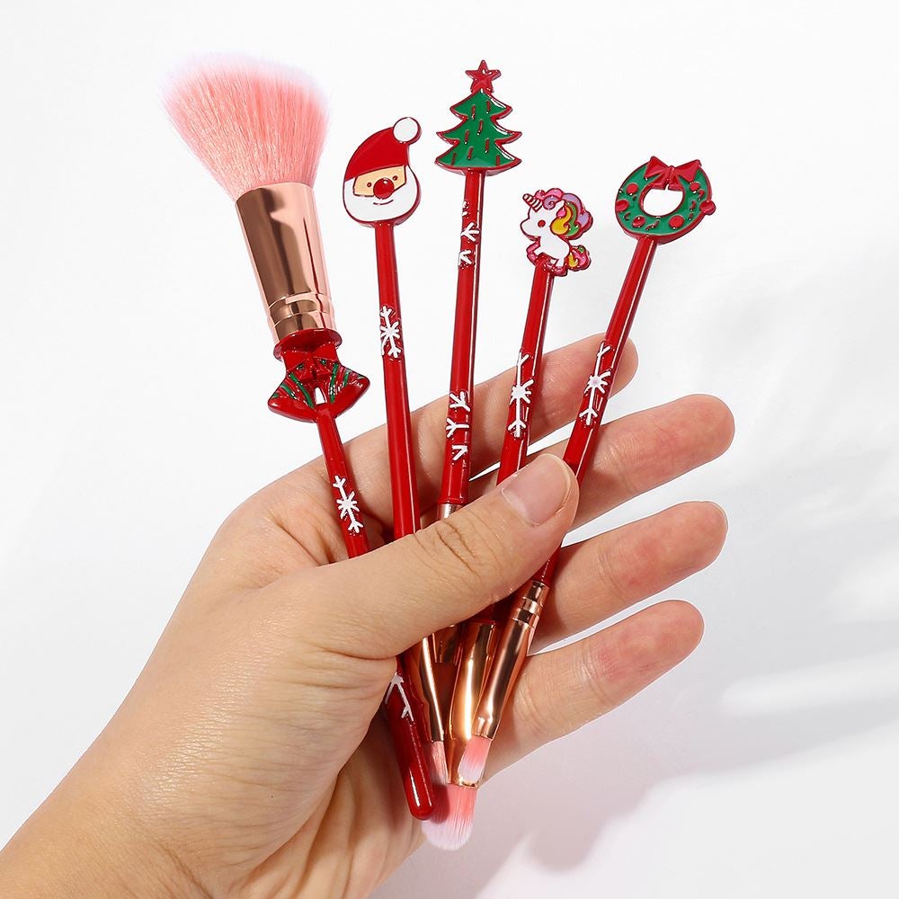 Christmas Makeup Brush Set