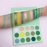 4 Colors Palettes for 15 Colors  Eyeshadow （50pcs package）