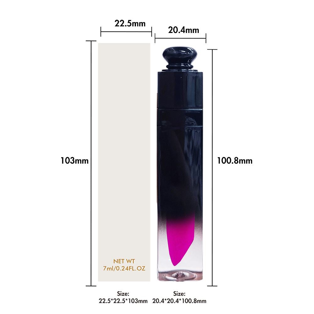 39 colors No-stick matte Black gradient tube liquid lipstick(#01-#30)