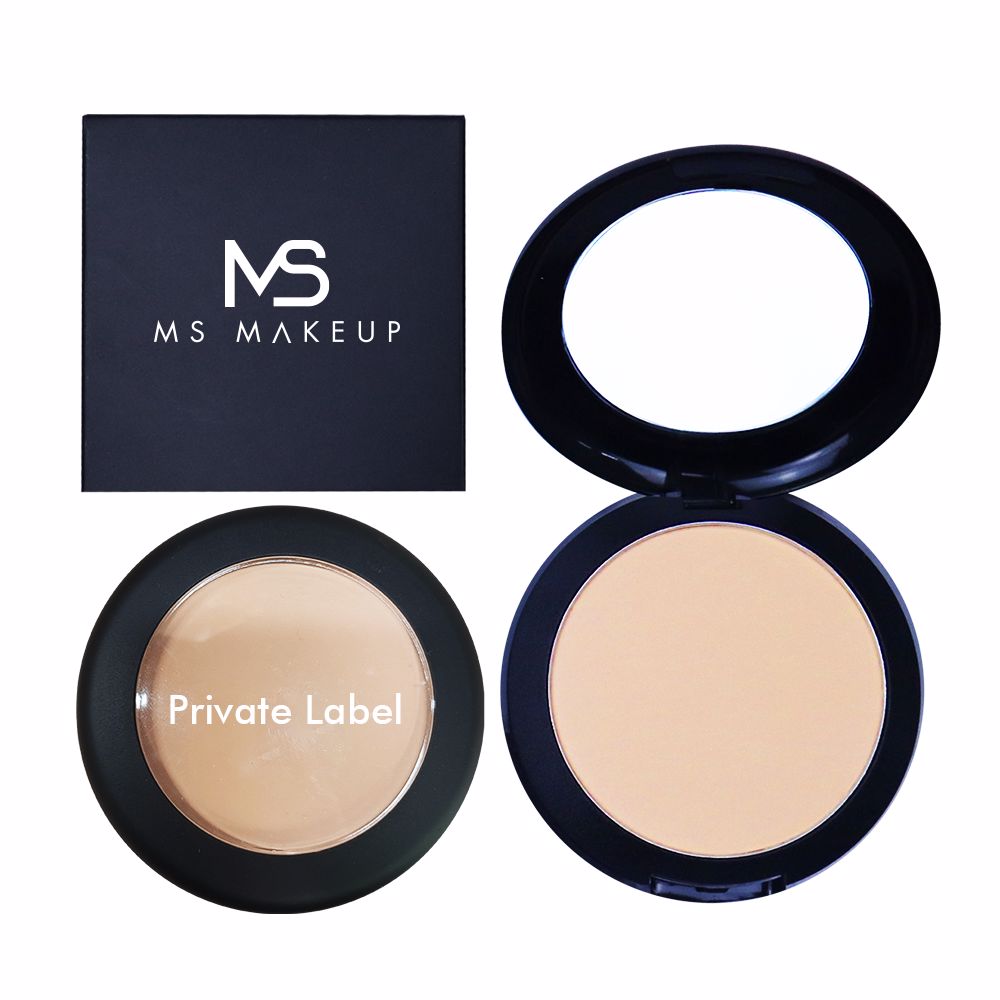 Wholesale 5 Colors Pressed Compact Makeup Powder Custom Logo