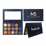 15 Colors Yellow Brown Eyeshadow Palette