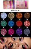 12 Colors Glitter Loose Powder +Base - MSmakeupoem.com
