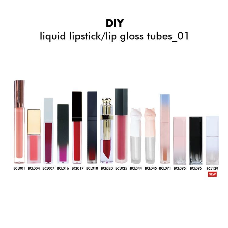 DIY Liquid Lipstick and Lip Gloss Square Tubes 01