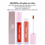29 Colors Pink Lid Round Tube Liquid Lipsticks - MSmakeupoem.com