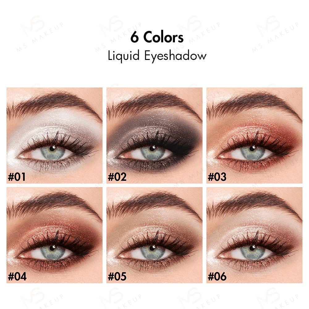 6 Colors Liquid Eyeshadow