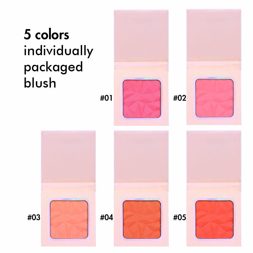5 Colors Individually Packaged Blush