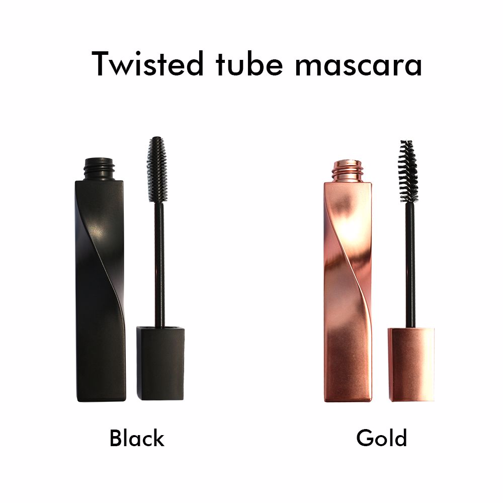 Gold Twisted Tube Unique Black Mascara Vendor