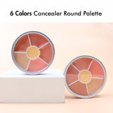 6 Colors White Full Coverage Concealer Palette& Vegan Concealer Private Label