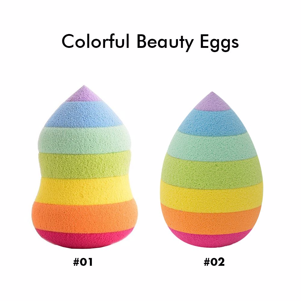 Makeup Sponge Beauty / Cosmetic Puff Colorful Sponge / Colorful Beauty Eggs
