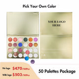 24 Colors DIY Eyeshadow Palette【50pcs】 - MSmakeupoem.com