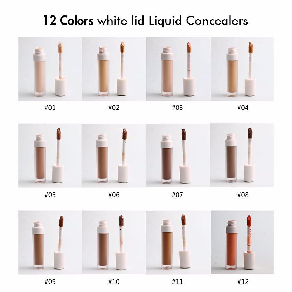 12 Colors White lid Liquid Concealers - MSmakeupoem.com