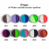 10 Types of Water-soluble Bicolor Eyeliner