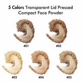 Wholesale 5 Colors Pressed Compact Makeup Powder Custom Logo（50pcs free shipping）