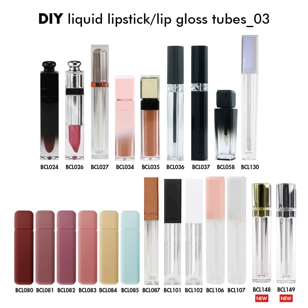 DIY Beauty Lip Gloss Square Tube 03