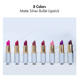 8 Color Matte Silver Bullet Lipstick