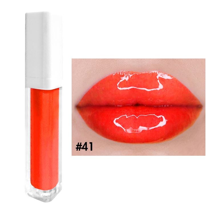 52 colors white square tube moisturizing lip gloss（#27-#52）