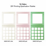 16 Colors Empty DIY Printing Eyeshadow Palette