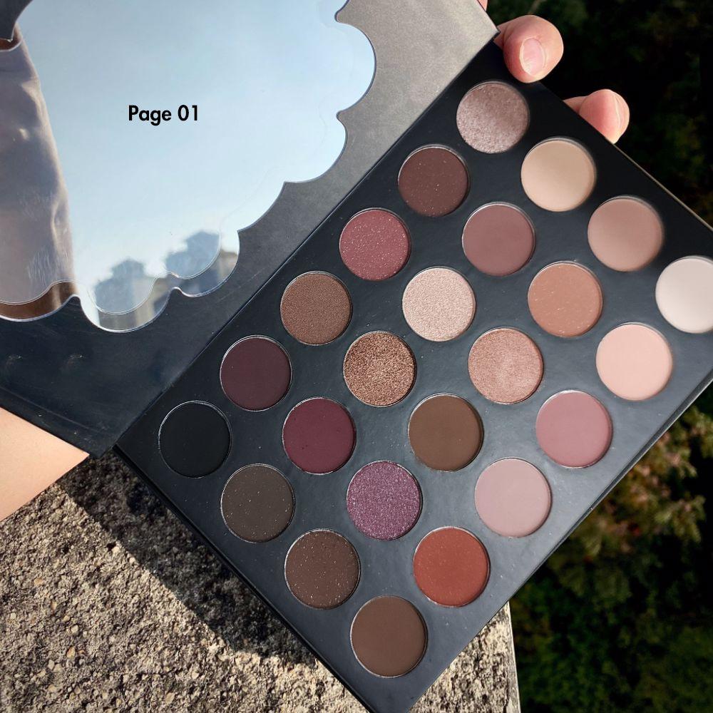 72 Color Three Pages Eyeshadow Book