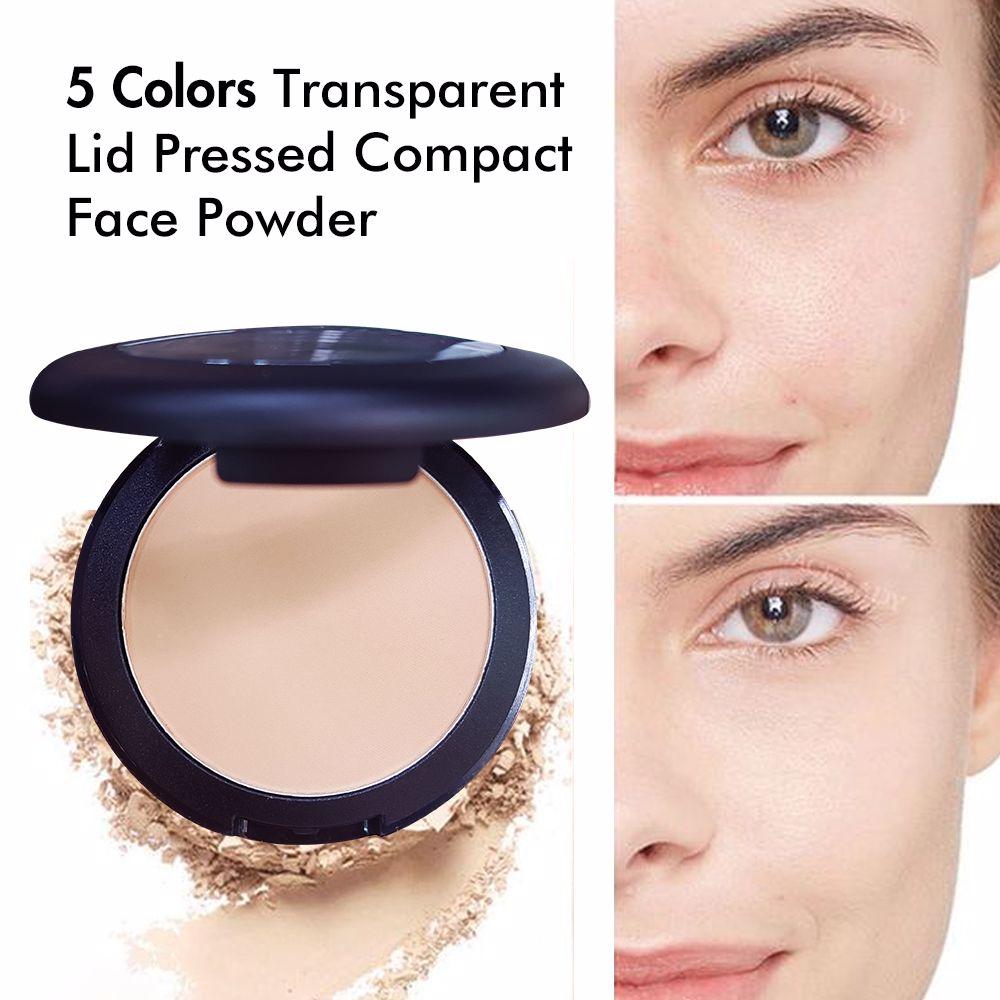 Wholesale 5 Colors Pressed Compact Makeup Powder Custom Logo（50pcs free shipping）