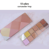 12 colors concealer tray