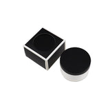 7 colours black lid setting powder with black boxes