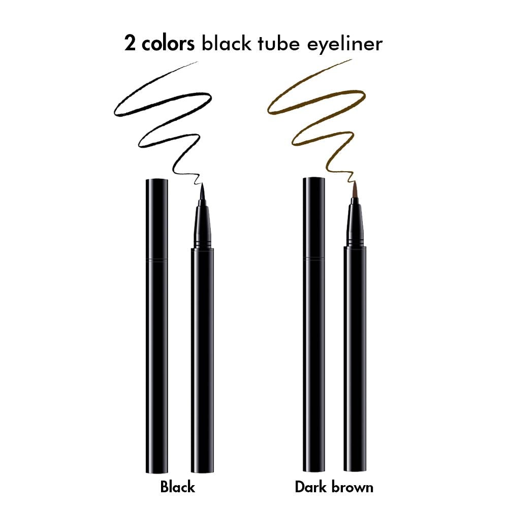 2 colors black tube eyeliner