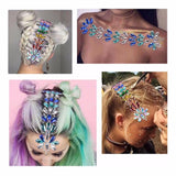 6 Kinds of Face & Hair Crystal Stickers