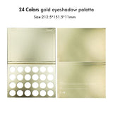 24 Colors Gold Customized Eyeshadow Palette 【Sample】 - MSmakeupoem.com