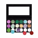 18 Colors Diy Black Eyeshadow Palette【Sample】
