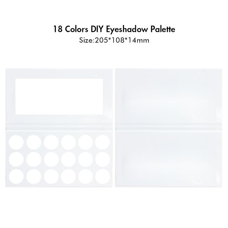 18 Colors Diy White Eyeshadow Palette【Sample】