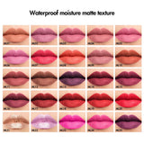 25 colors Pink leaf gradient tube liquid lipstick