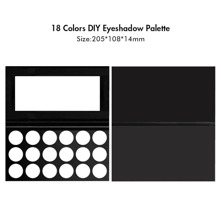 18 Colors Diy Eyeshadow Palette 【50pcs】