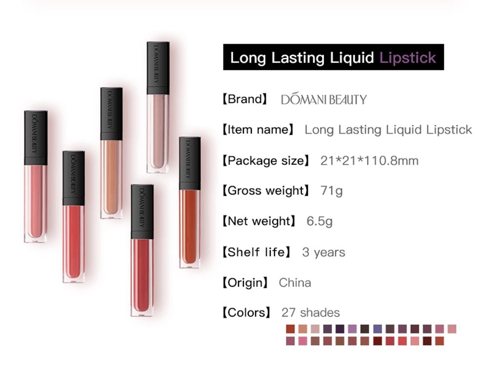 Long Lasting Liquid Lipstick