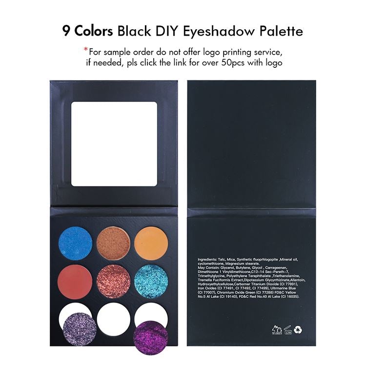 New Custom 9  Colors Eyeshadow Palette【Sample】